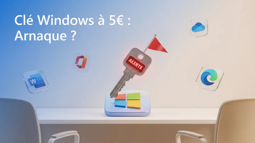 Clé Windows à 5 euros : pourquoi c'est une arnaque — explication