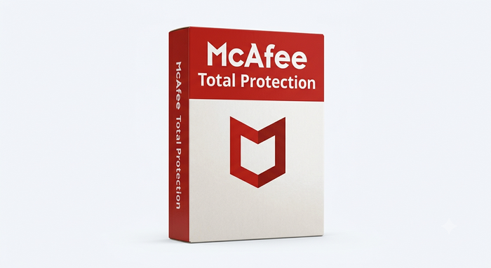 McAfee Total Protection — 1 an / 5 appareils