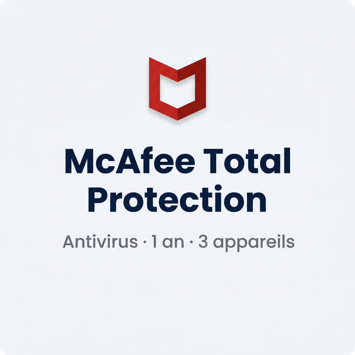 McAfee Total Protection — licence officielle