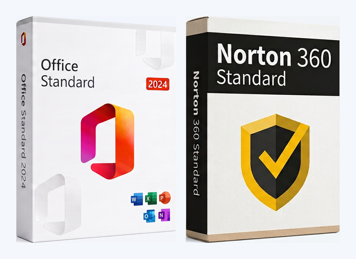 Pack Étudiant — Office 2024 Standard + Norton 360