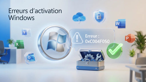 Erreurs d'activation Windows : toutes les solutions
