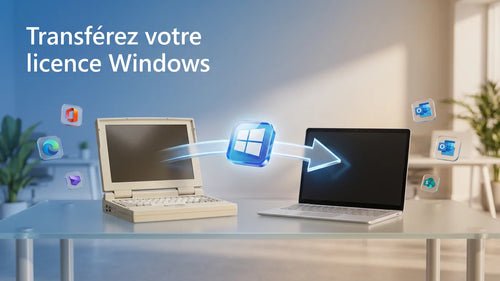 Transférer licence Windows sur un nouveau PC — guide officiel
