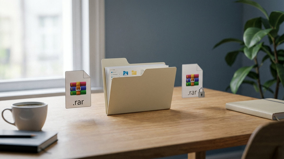Ouvrir un fichier RAR, ZIP ou 7z sous Windows 11 et 10