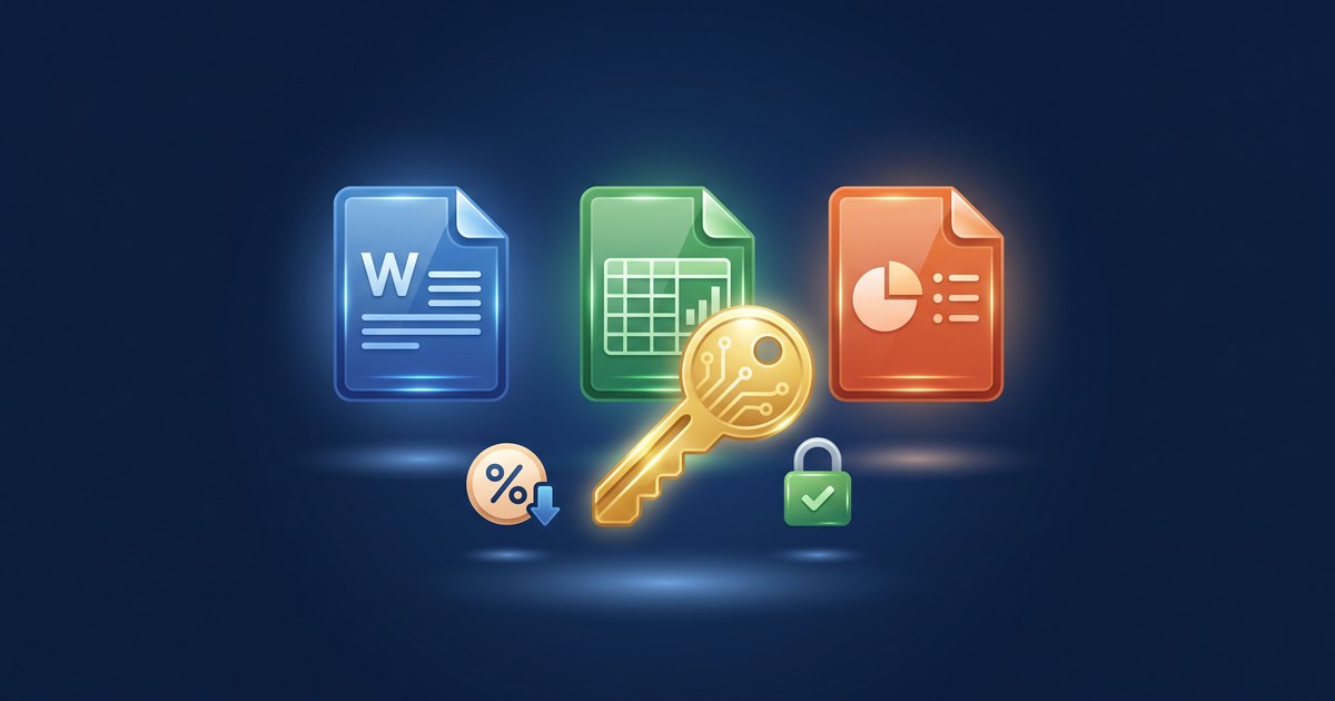 Clé Office pas cher : licences Microsoft Office 2024 et 2021 à vie, légales et sûres