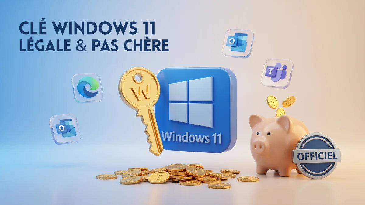 Acheter une clé Windows 11 pas cher et légale — licence officielle