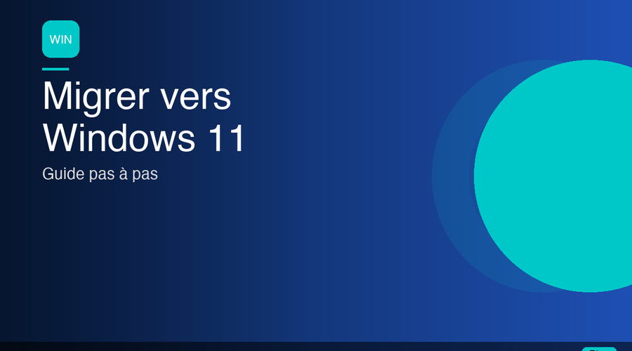 Migration vers Windows 11 : guide complet pas à pas