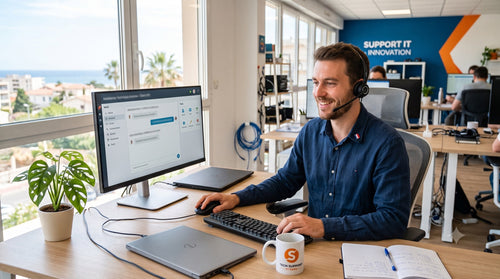 Installation de logiciels à distance par un technicien