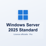 Microsoft Windows Server 2025 Standard — Licence officielle (2 cœurs, 1 CAL User)