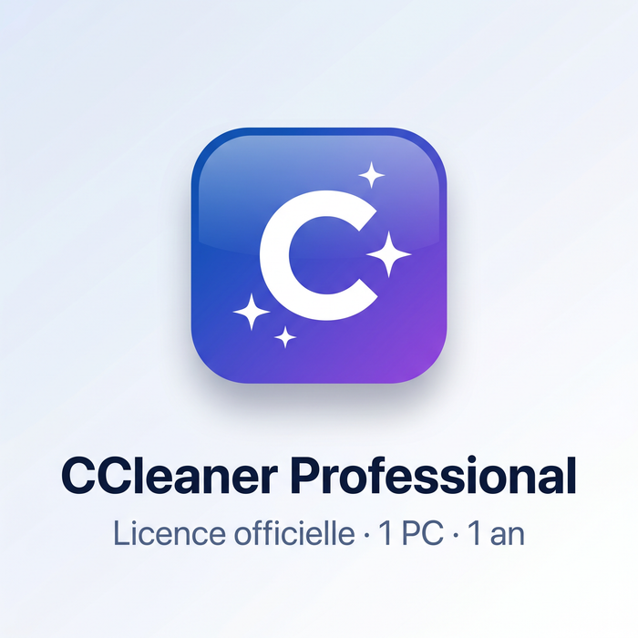 CCleaner Professional – licence officielle 1 PC 1 an : nettoyage et optimisation Windows | SOS ORDINATEUR STORE