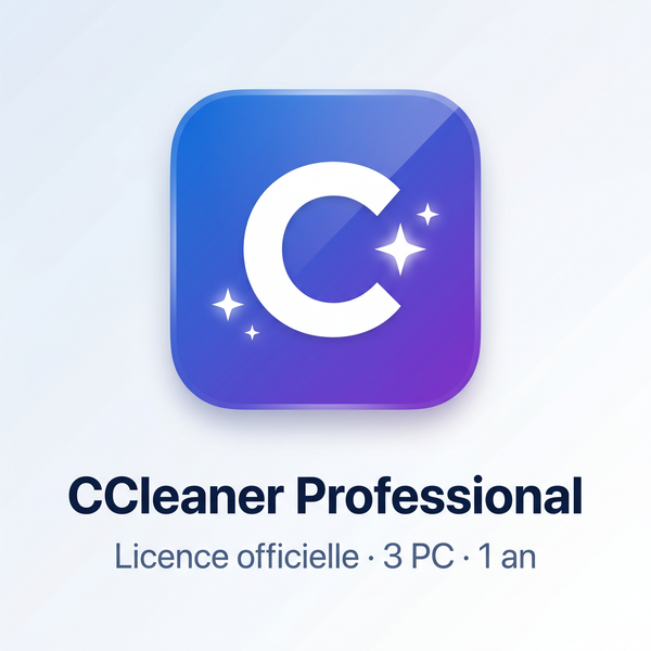 CCleaner Professional – licence officielle 3 PC 1 an : nettoyage et optimisation Windows | SOS ORDINATEUR STORE