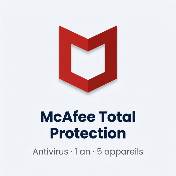 McAfee Total Protection — licence officielle