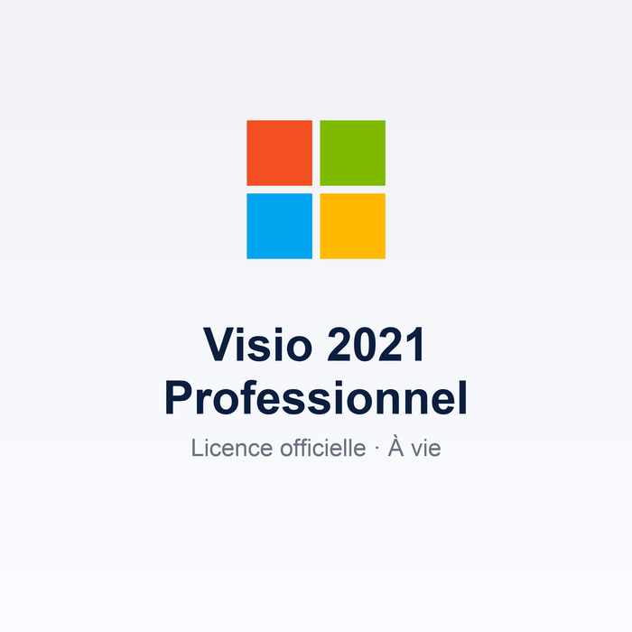 Microsoft Visio 2021 Professionnel — Licence à vie (Windows)