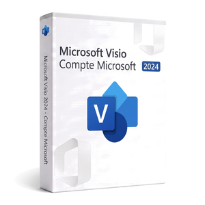 Microsoft Visio 2024 Professionnel, Compte Microsoft (compatible Microsoft 365)