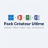 Pack Créateur Ultime — Windows 11 Pro + Office 2024 + Project + Visio