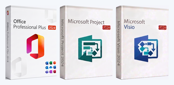 Pack Pro Indépendant — Office 2024 + Project + Visio