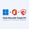 Pack Sécurité Totale PC — Windows 11 Pro + Office 2024 + Bitdefender