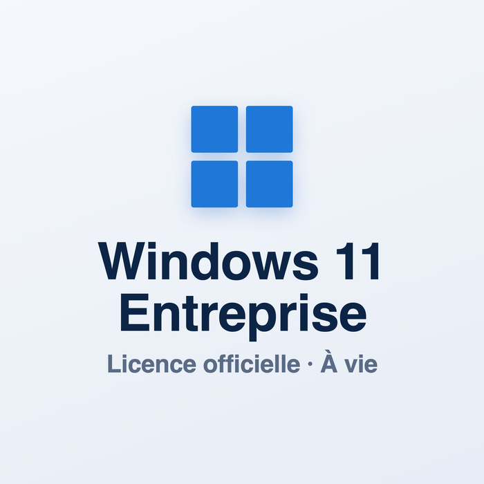 Windows 11 Entreprise — licence officielle à vie