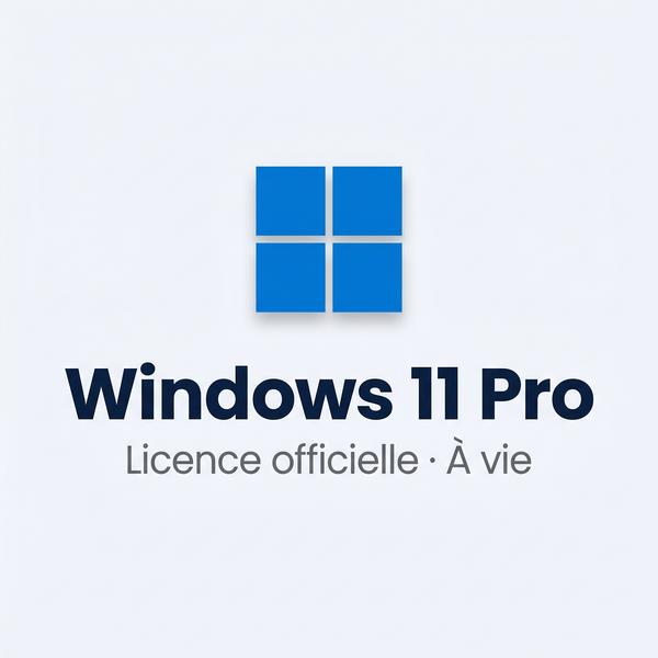 Windows 11 Pro — Licence officielle (1, 3 ou 5 PC)