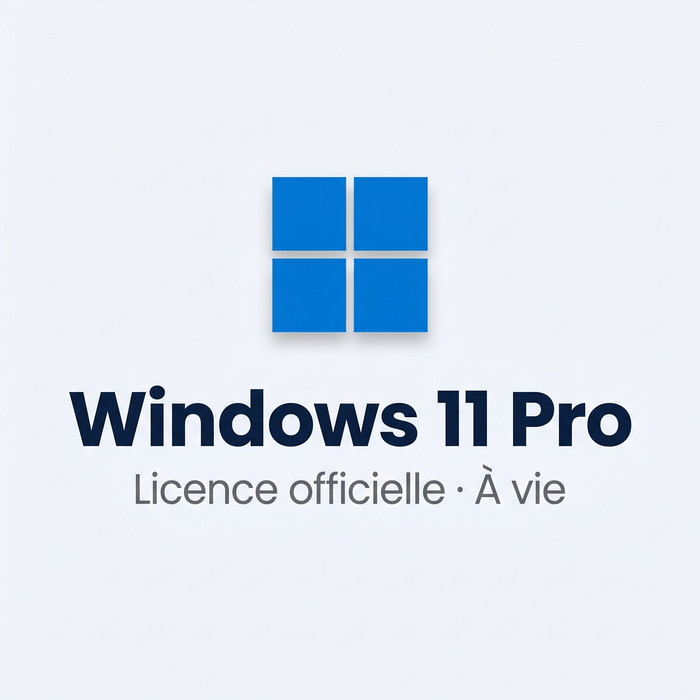 Windows 11 Pro — Licence officielle (1, 3 ou 5 PC)